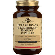 Solgar Beta Glucans & Elderberry Immune Complex Vegetable Capsules 60 Capsules - Immune Supportive Nutrients - Vegetarian and Gluten Free
