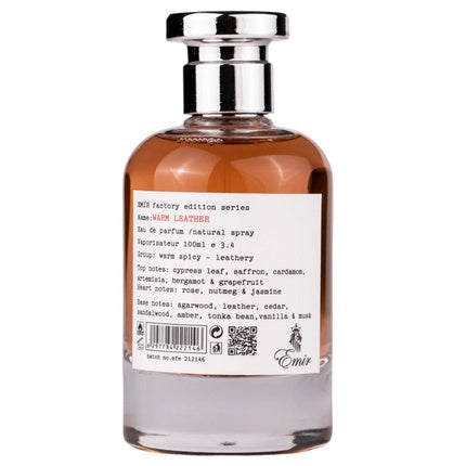 Emir Warm Leather Factory Edition Eau De Parfum Spray 100ml