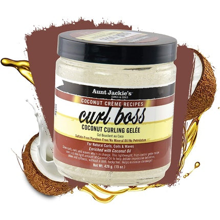 Aunt Jackie's Coconut Creme Curl Boss Curling Glee Mousse 426g