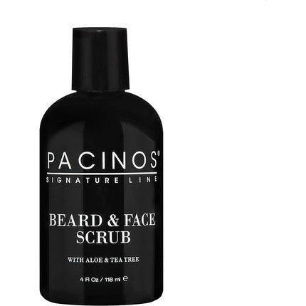 Pacinos Shave System Aloe & Tea Tree Beard & Face Scrub 4oz