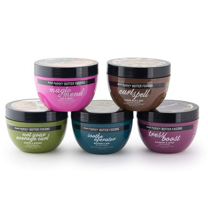 Aunt Jackie's Butter Fusions Soothe Operator Macadamia & Mint Dry Scalp Conditioning Masque 8oz