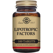 Solgar Lipotropic Factors Tablets - Liver Support Hormone and Nutrient Transportation Vegan Gluten Free and Kosher