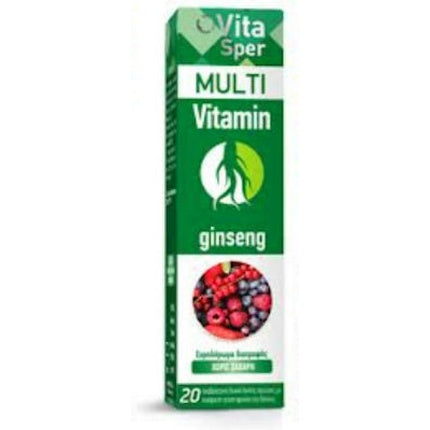 Vitasper Multi Vitamin Ginseng Forest Fruits 20 Effervescent Tablets