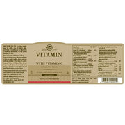 Solgar Vitamin B-Complex with Vitamin C Tablets High Strength Energy Immune and Nervous System Support 250 Tablets