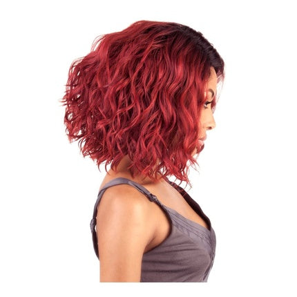 Isis Brown Sugar Human Blended Lace Front Wig BS206 #1 Jet Black