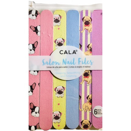 Cala Animal Lover Nail Files 6 Count - Pack of 6
