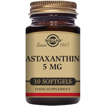 Solgar Astaxanthin 5mg Softgels 30 Count