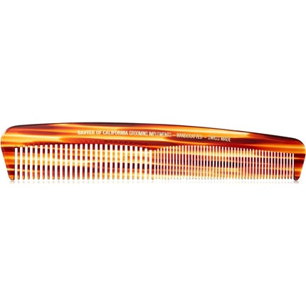 Baxter of California Handcrafted Swiss-Made Beard Comb for Men Large Size Crafted from Natural Tree Pulp Cellulose - Large Comb