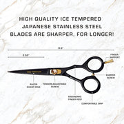 Red By Kiss Premium Artisan Professional Hair Shears Ice Tempered Japanese