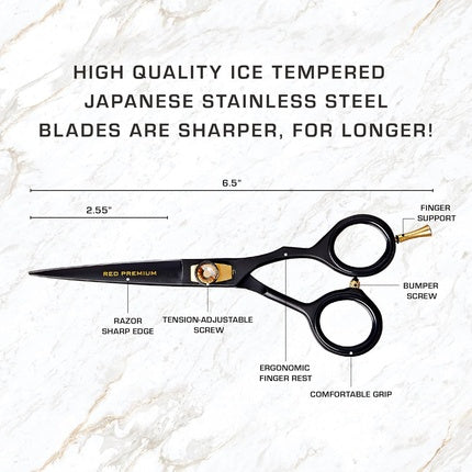 Red By Kiss Premium Artisan Professional Hair Shears Ice Tempered Japanese