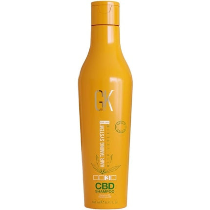 GK HAIR Global Keratin Hemp Shampoo 8.11 Fl Oz/240ml - Hydrating Strengthening Color Treated Damaged Repair Nourishing & Shine Infused with Organic Vegan Sulfate Paraben Free