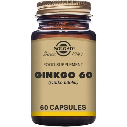 Solgar Super Ginkgo Full Potency Antioxidant & Nervous System Support 60 Vegetable Capsules