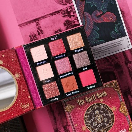 RUDE The Spell Book Smooth and Blendable Eyeshadow Palette Lust