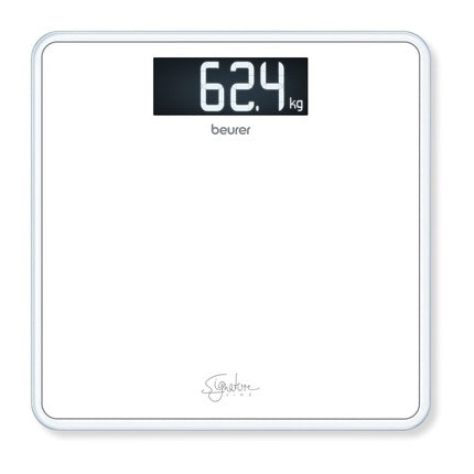 Beurer Gs 400 Bathroom Scale Glass White 5 Year Warranty