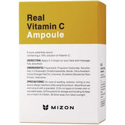Mizon Real Vitamin C Ampoule Pure Vitamin C Tone Correction Treatment Face Moisturizer