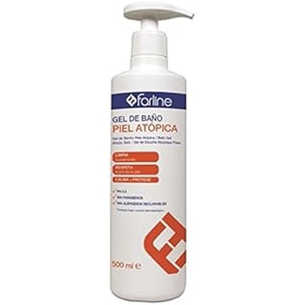Farline Atopic Skin Bath Gel 500ml - Gentle Cleansing For Sensitive Skin