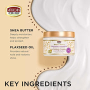 African Pride Moisture Miracle Shea Butter & Flaxseed Oil Curling Cream 12 oz