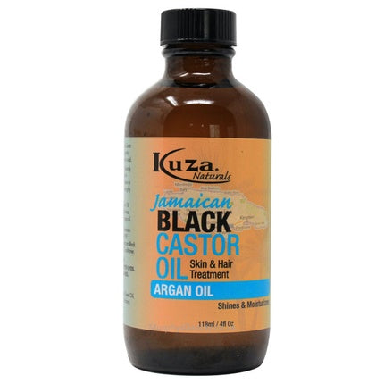 Kuza Jamaican Black Castor Oil Skin & Hair Treatment With Argan Oil 4oz