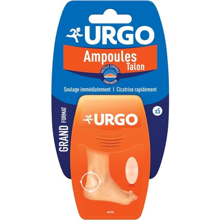 Urgo Heel Blisters Treatment Large Size Dressings - Pack of 5