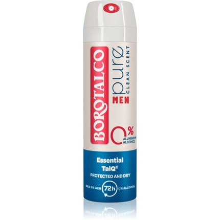 Borotalco MEN Pure deodorant spray - Aluminum-free for men 150 ml