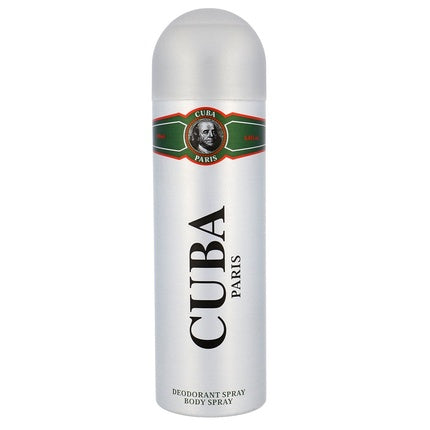 Cuba Green Deodorant Spray 200ml By Cuba