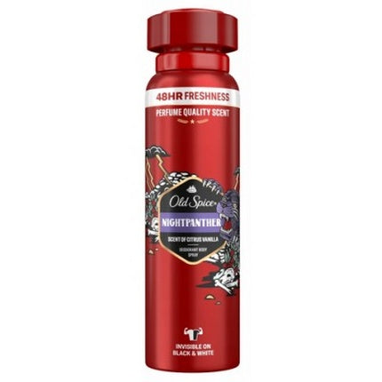Old Spice Night Panther Deodorant Body Spray for Men 48h 150ml