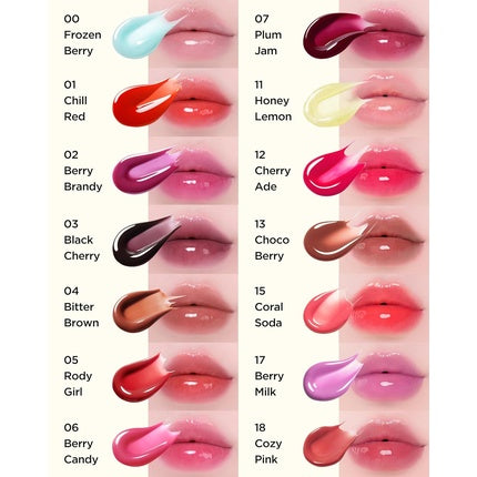 Tocobo Juicy Berry Plumping Lip Oil 13 Choco Berry Korean Vegan Hydrating Lip