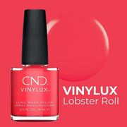CND Vinylux Longwear Red Nail Polish Gel-like Shine and Chip Resistant Color 0.5 Fl Oz Lobster Roll #122