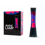 Itotal Lava Lamp With Black Base Purple Liquid And Pink Wax 40 Cm