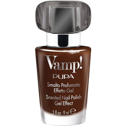 Pupa Vamp! Scented Gel Effect Nail Polish 312 Dark Chocolate