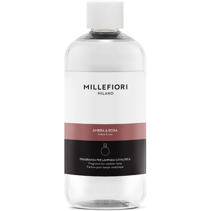 Millefiori Milano Catalytic Lamp Refill 500ml Amber & Rose