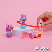 Martinelia Lip Balm Unicorn Keychain Lip Care and Moisturization 2.5g