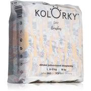 Kolorky Day Brushes Disposable Diapers - Size L (8-13 Kg), 19 pcs