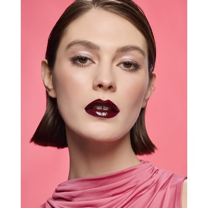 Deborah Milano Super Vinyl Lipgloss Liquid Vinyl Lipstick No. 6 Winery Intense Color No Transfer and Mirror Shine Up to 16 Hours