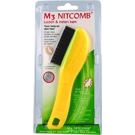 Nitcomb M3 Lice Comb Long Thin Hair