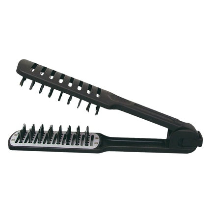 Eurostil Double Boar Bristle Smoothingdrying Brush Black 1 Unit