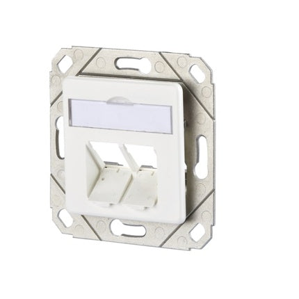 Metz Module Connection Box Upk 2 Port Unfinished Pure White