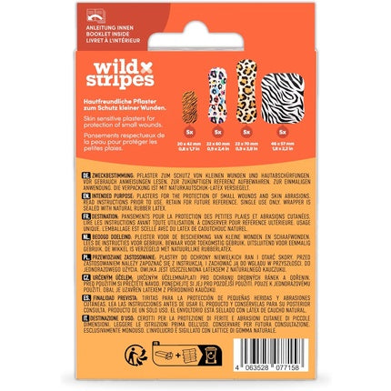Wild Stripes Bandage Set Classic Sensitive Animal
