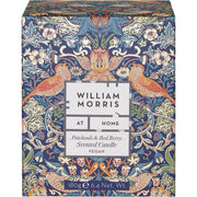 William Morris At Home Strawberry Thief Scented Candle with Red Berry and Patchouli