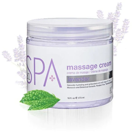 BCL Spa Lavender Mint Massage Cream 16oz
