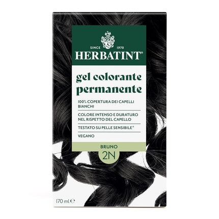 Herbatint Permanent Hair Color 2N Brown 170ml Ammonia-Free 100% Coverage