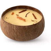 Tropicandle Apple & Cinnamon Scented Candle - Wooden Wick, 350 ml