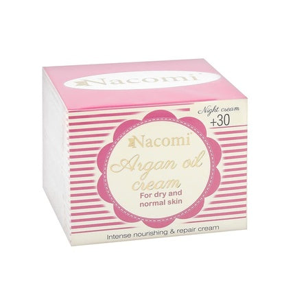 Nacomi Argan Oil Cream Night with Hyaluronic Acid 30 + 50ml