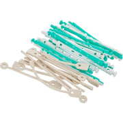 Eurostil Bigudi 12 Two-Tone Long No. 6 Unique Standard Hair Rollers