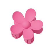 Ecarla Xl Pink Flower Hairpin - A Stylish Hairpin Featuring A Large Pink Flower Design