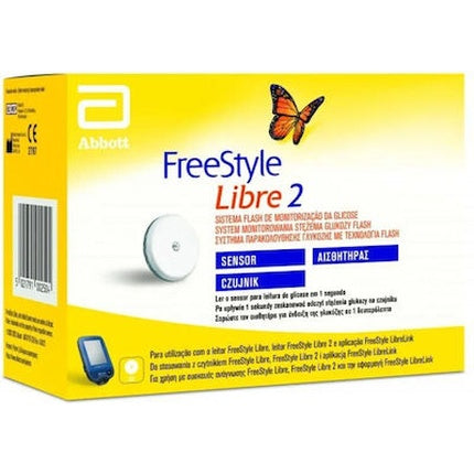 Abbott Freestyle Libre 2 Sensor - Continuous Glucose Monitoring Device