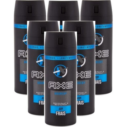 Axe Anarchy Body Spray 150ml - Pack of 6