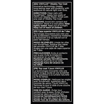 CND Vinylux Long Wear Nail Polish No Lamp Required 15ml Black Pool