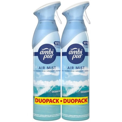 Procter & Gamble Ambi Pur Air Freshener Light Mist Freshelle 2x185ml Ocean Mist