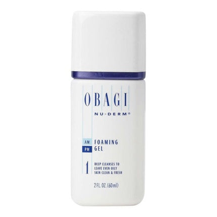 Obagi Nu-Derm Foaming Gel 2 fl oz 60ml Facial Cleanser